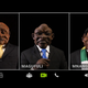 A still from XYZ show featuring puppets of Uganda’s president Museveni, Tanzania’s president Magufuli and Zimbabwe Mnangagwa